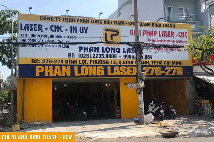 Chi nhánh khắc Laser Phan Long ở Bình Thạnh