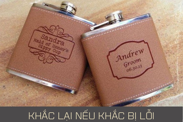 khắc lại nếu sản phẩm bị lỗi